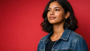 Young adult reflecting seriously on the meaning of following Jesus Christ