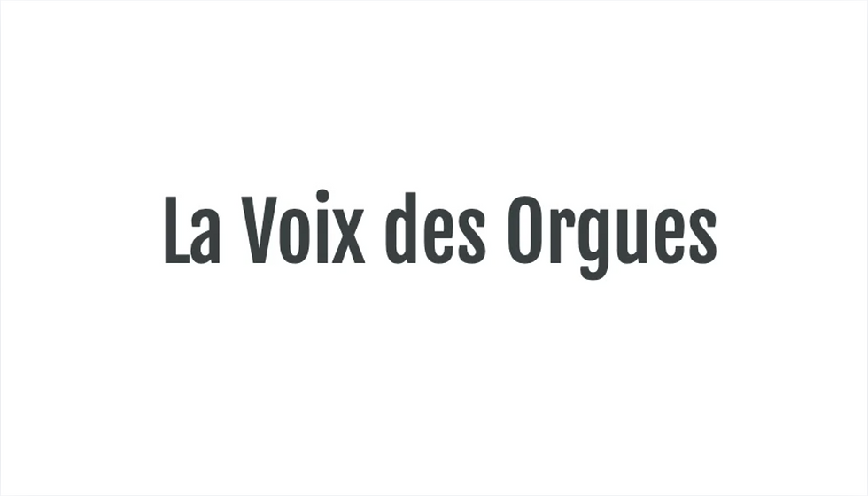 La Voix des Orgues