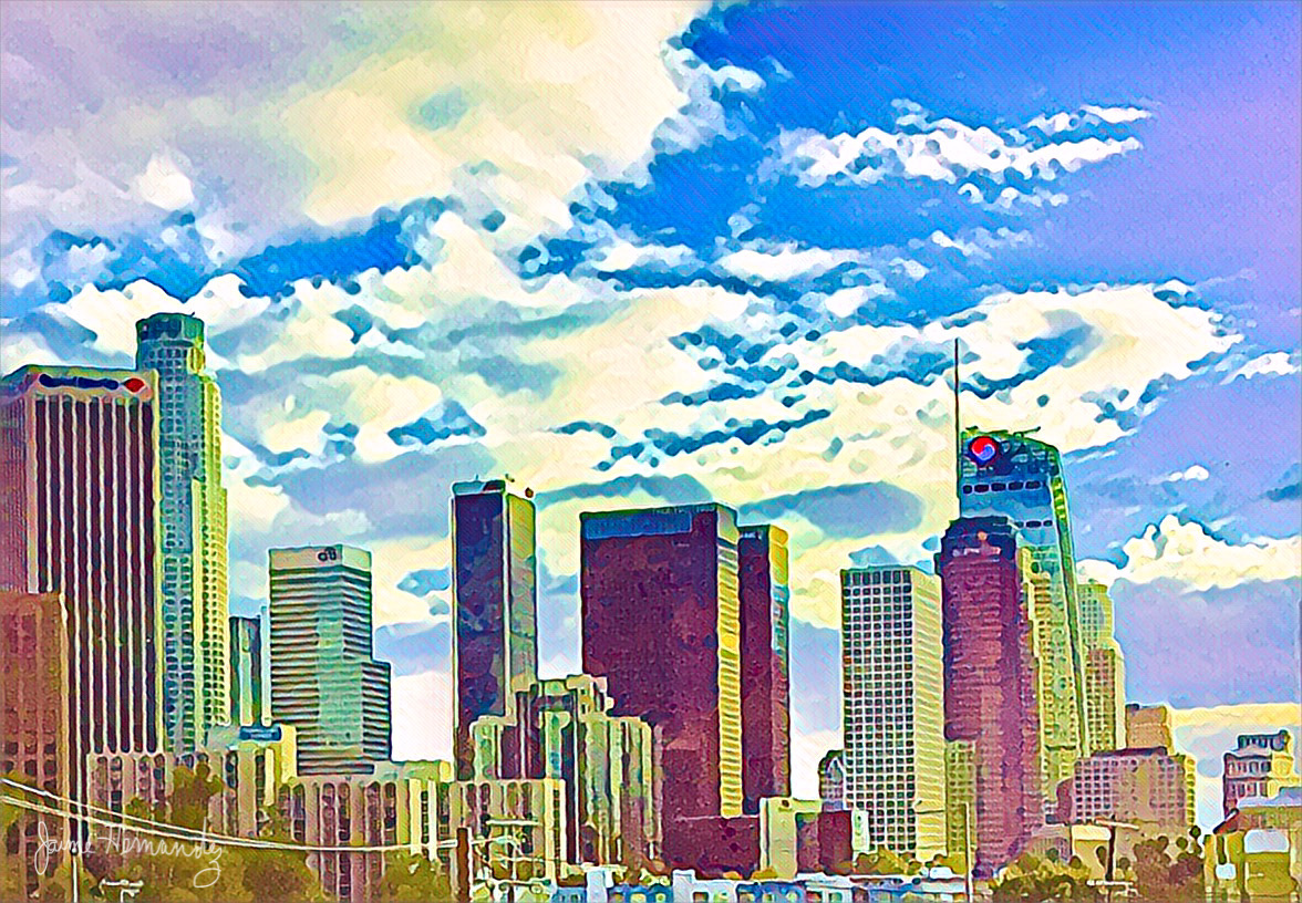 Downtown Los Angeles in Color