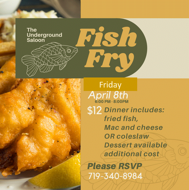 FISH FRY FRIDAY APRIL 8th!