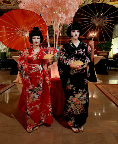 Geishas for event entertainment