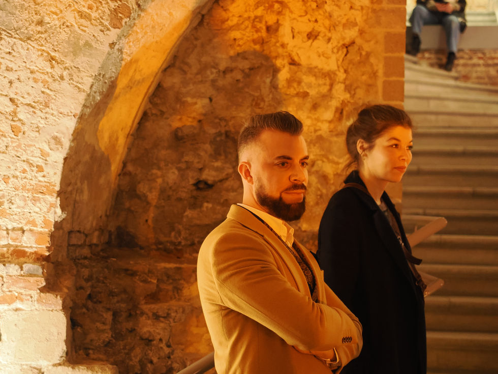 Matteo Gemolo, directeur artistique et Justyna Novakovic, directrice de production