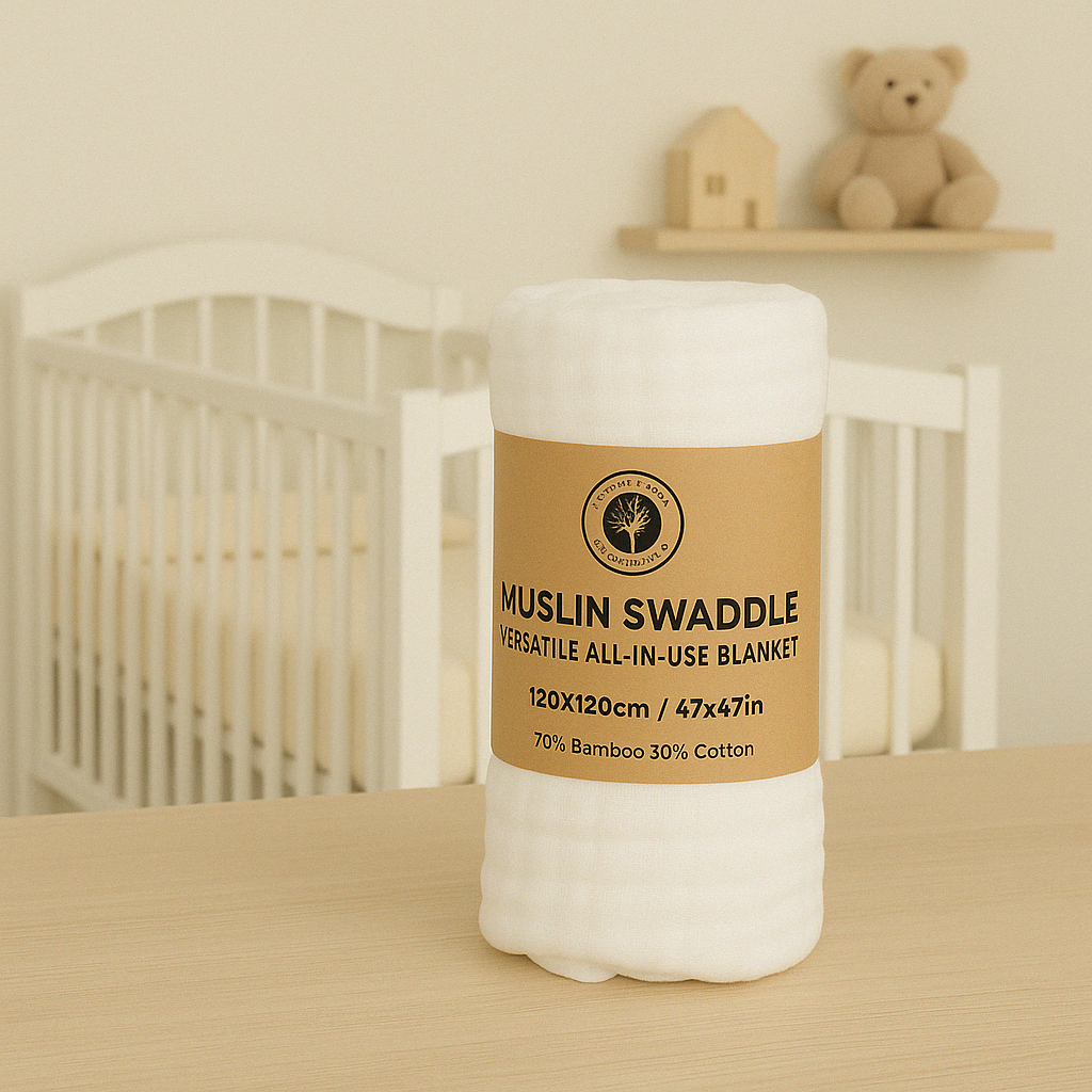 Zachte Multidoek voor Inbakeren en Meer - Wit | Mupke