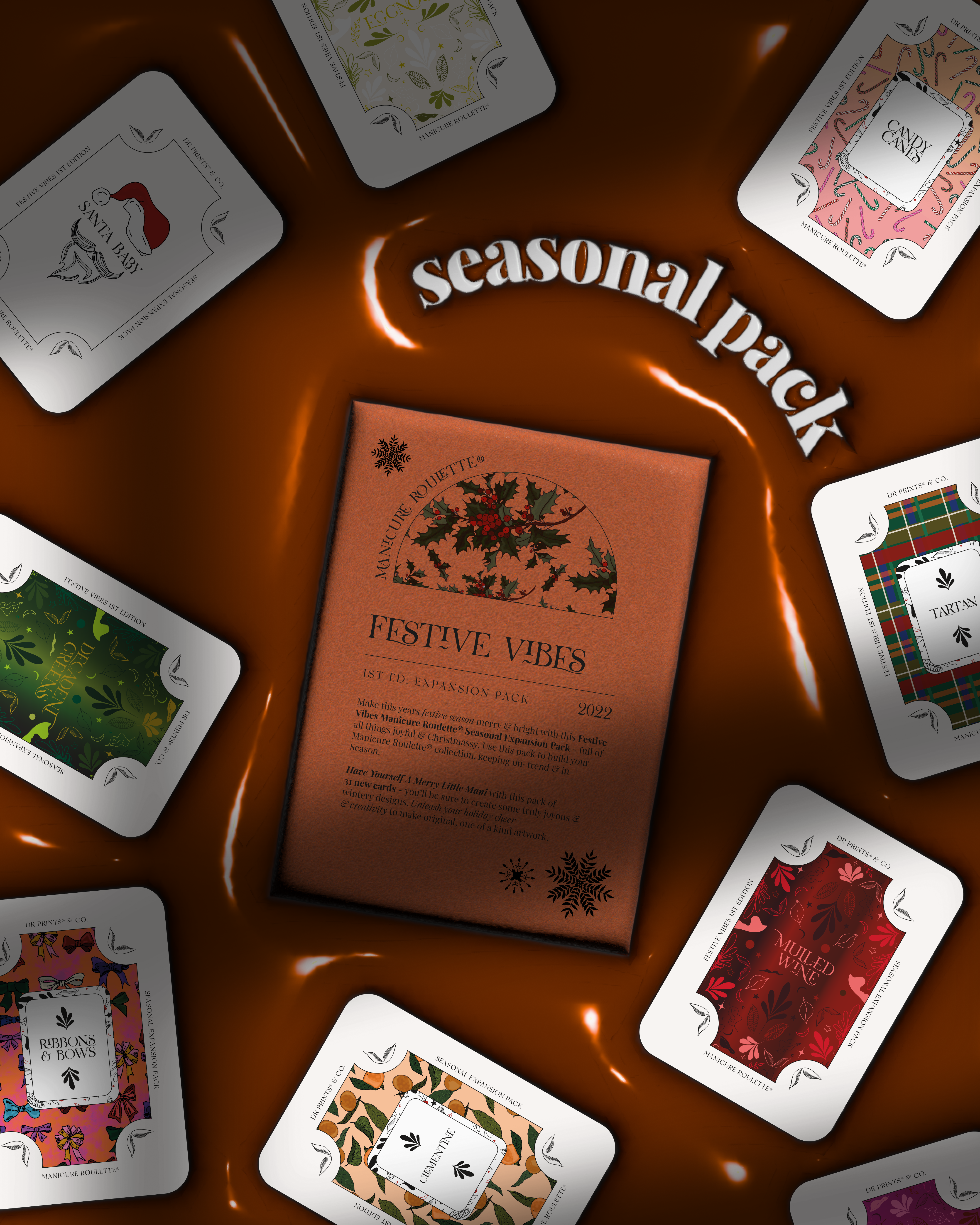 Manicure Roulette®: Festive Vibes 1st Ed. 2022 Expansion Pack