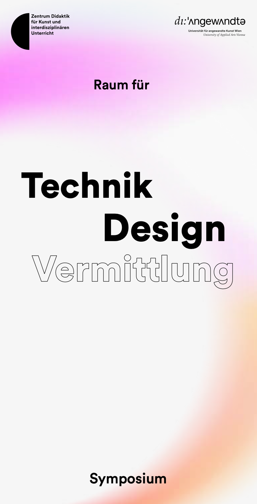 Symposium Ankünder
