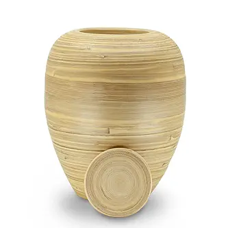 ecopet™ Bamboo Pet Cremation Urn Peace 2.webp