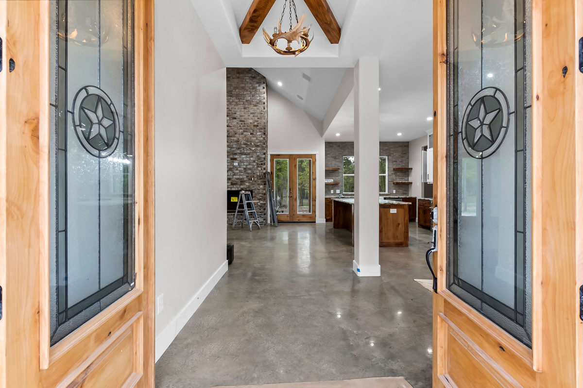 Hanson custom home project in East Texas