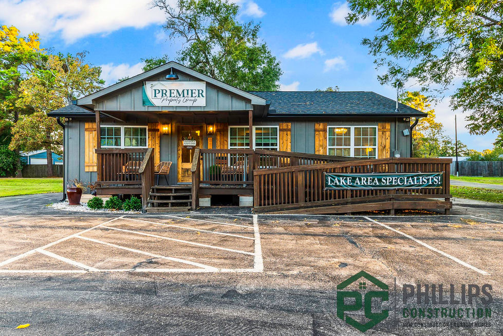 Drone Bros - Phillips Co - Premier Property Group _ Commercial Office Remodel in East Texas-01