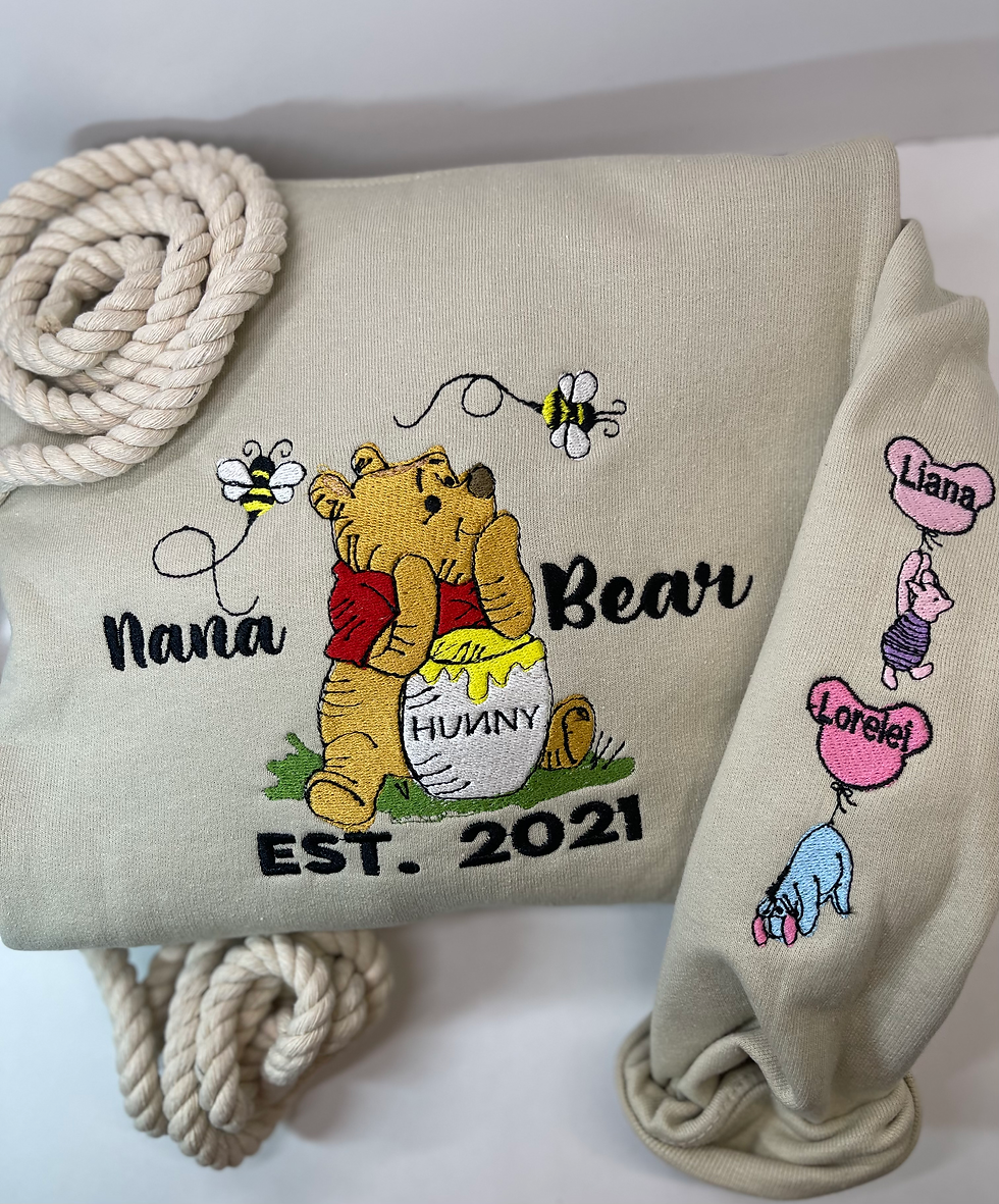 Thumbnail: Mama & Nana Bear crew neck sweatshirt 