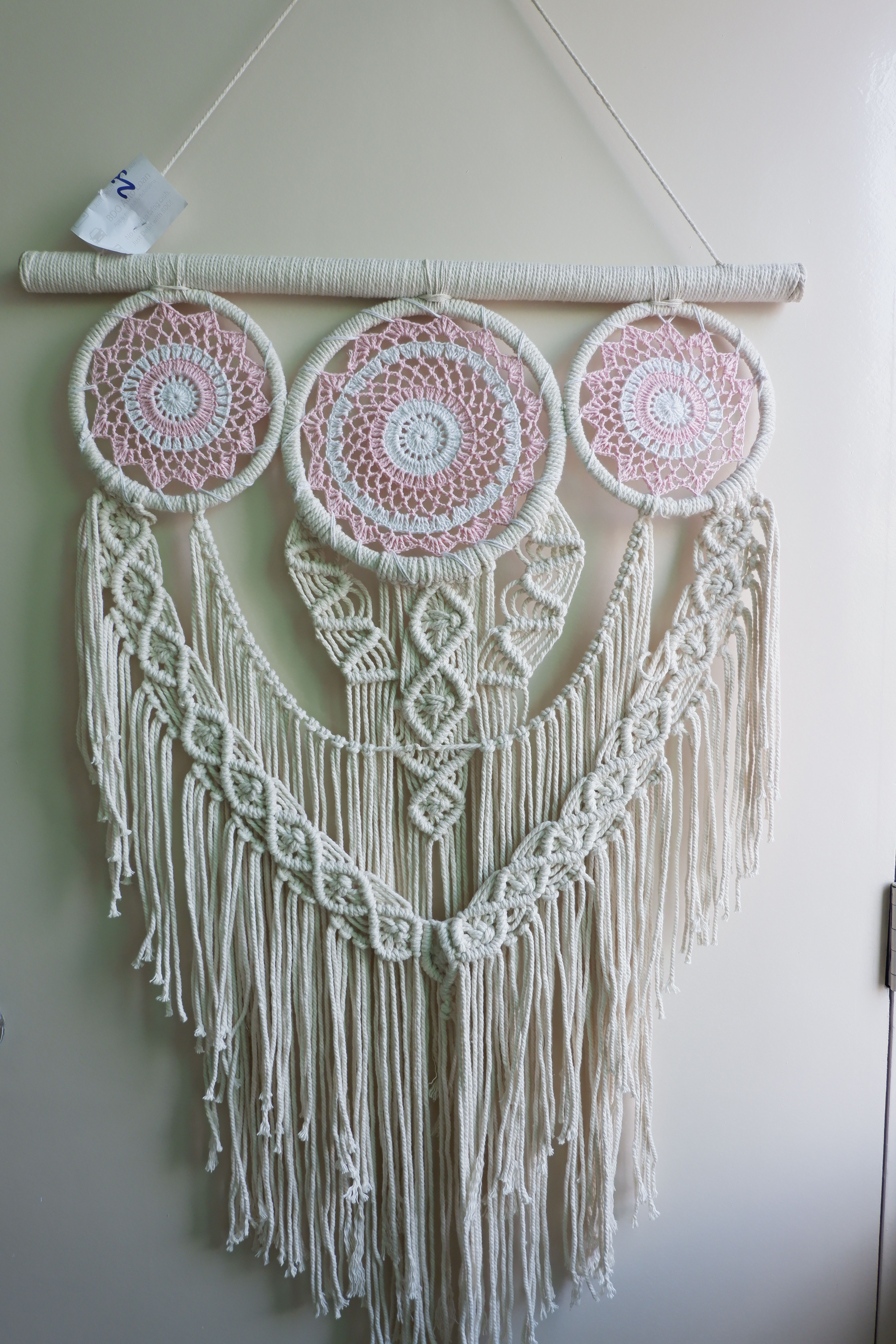 Linea - Large Macrame with Dream Catcher