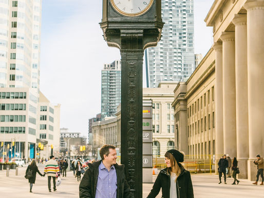 Lissa and Sam - Engagement Shoot in Union Station