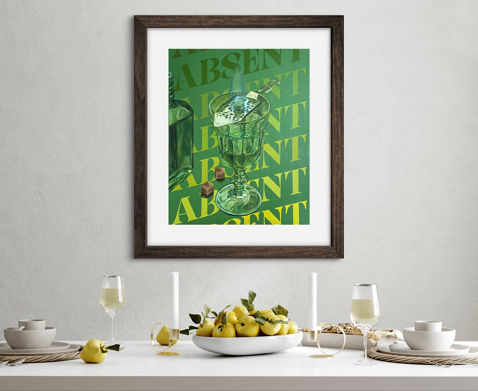 Absent framed