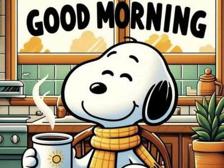 Snoopy Good Morning