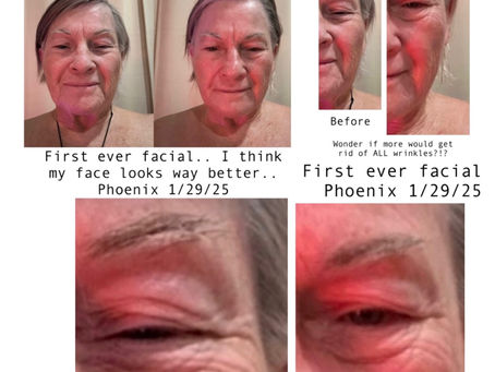 My first ever facial