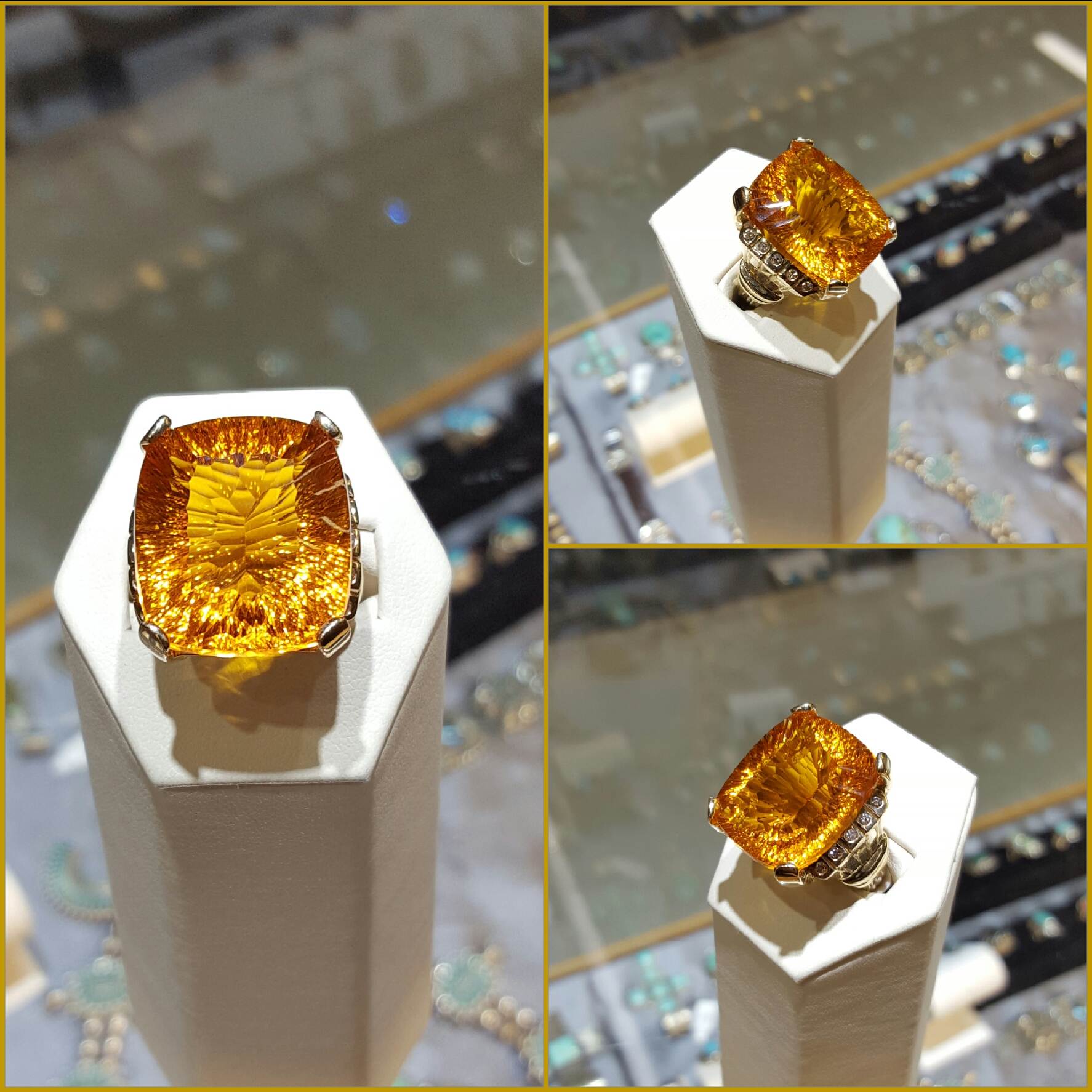 33.65 Citrine with Diamonds