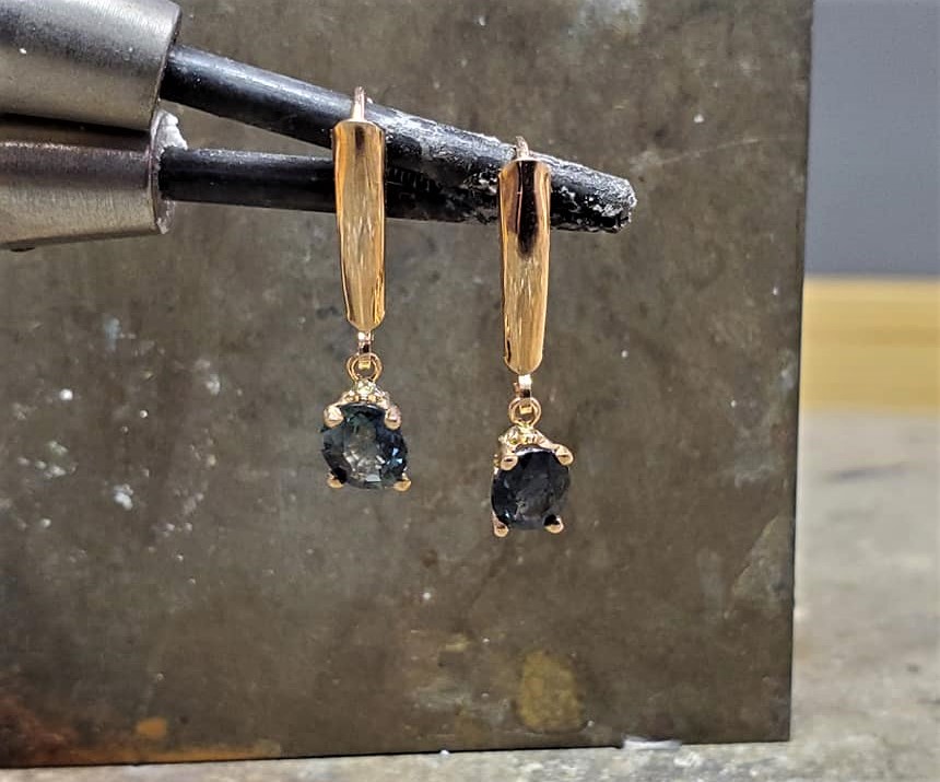 1.50ct Sapphire 14kt Rose Gold