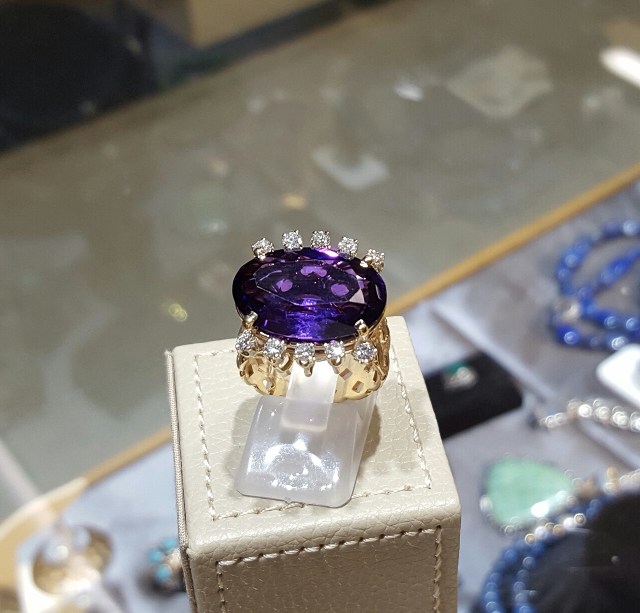 Custom Amethyst & Diamond