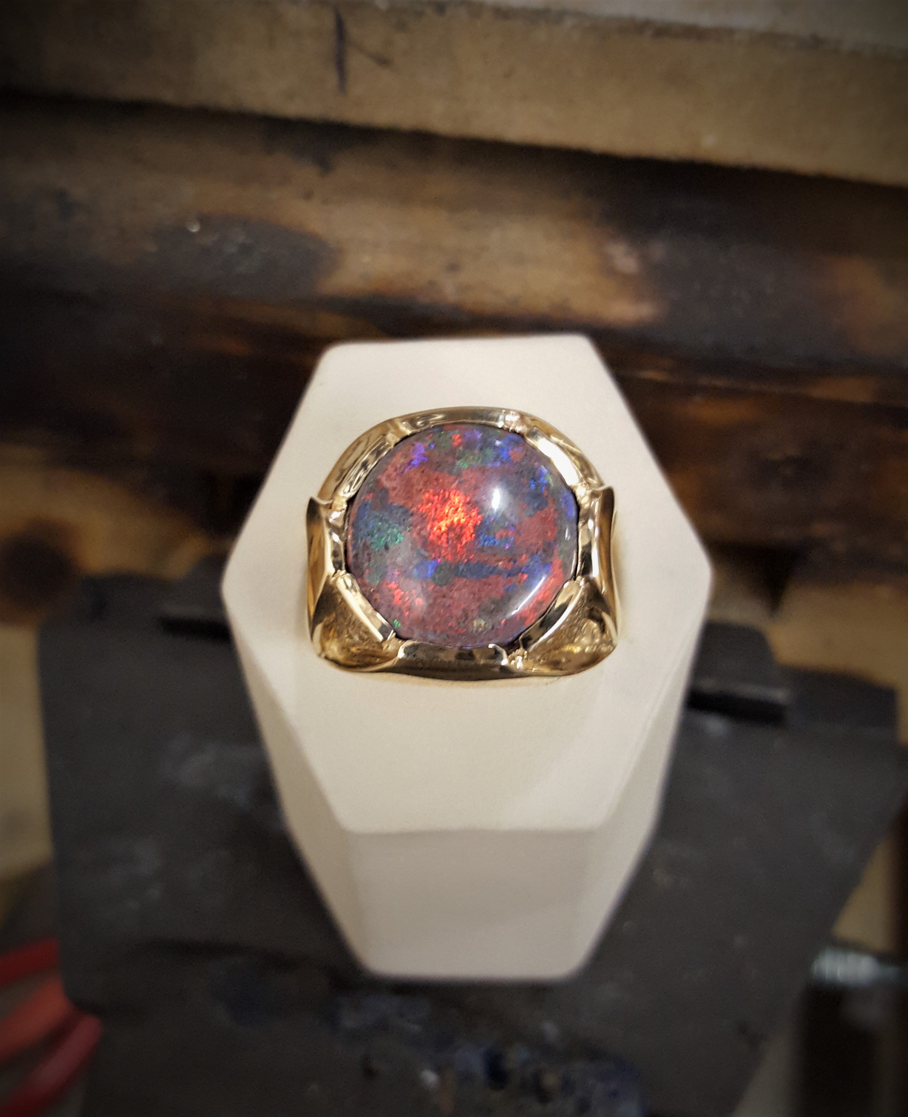 8.63ct Lightning Ridge Black Opal