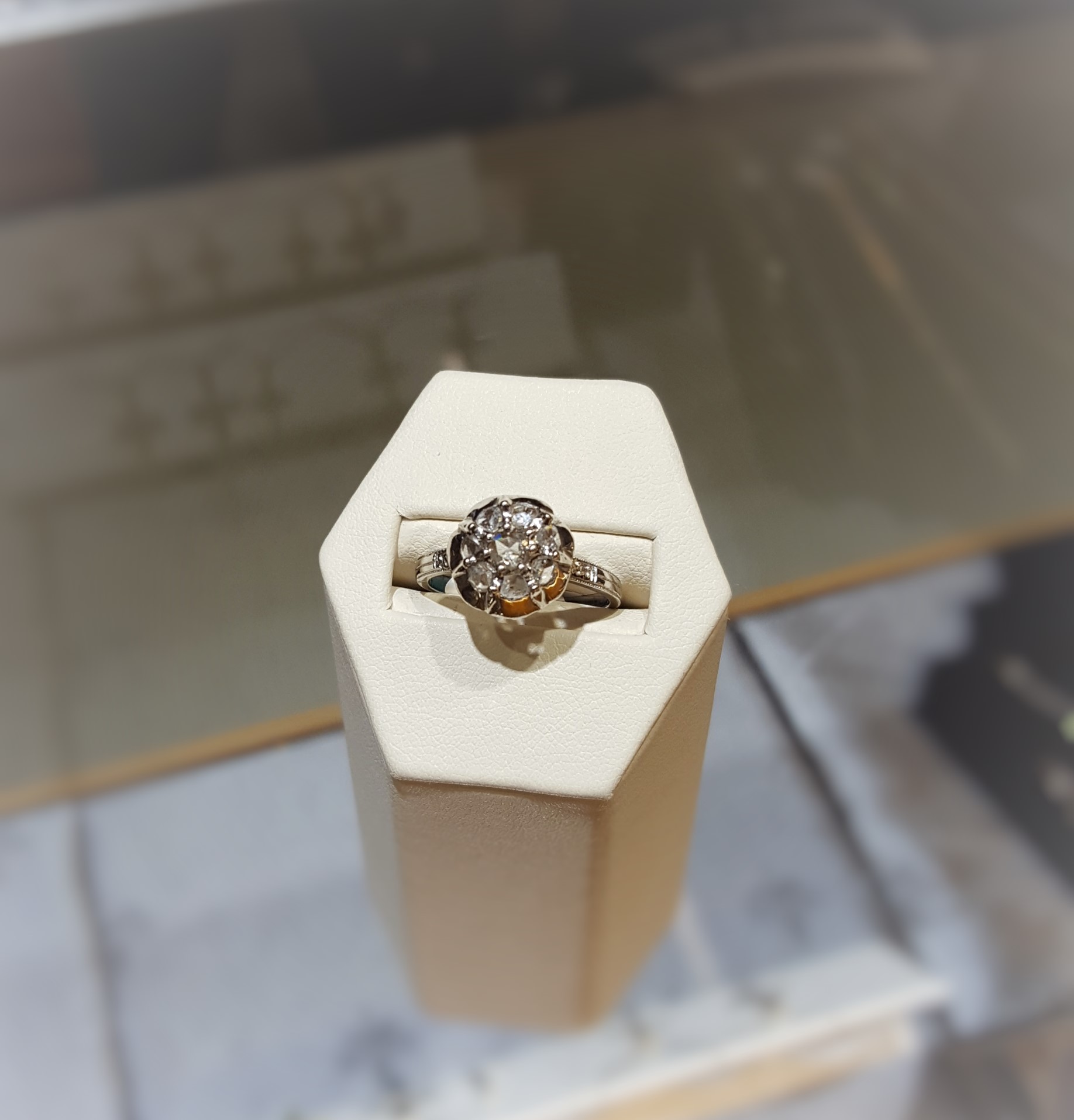 Antique 1890's Diamond Engagement