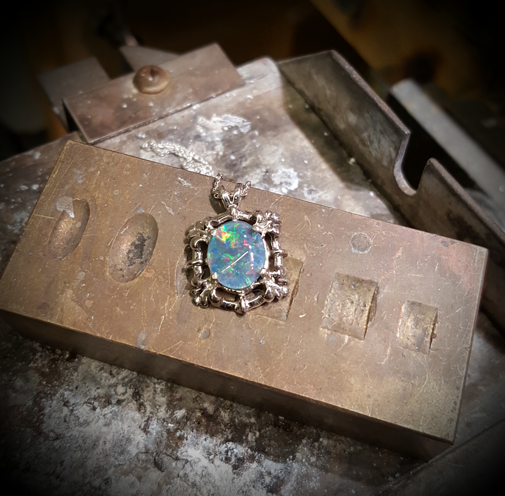 Triplet Opal Pendant