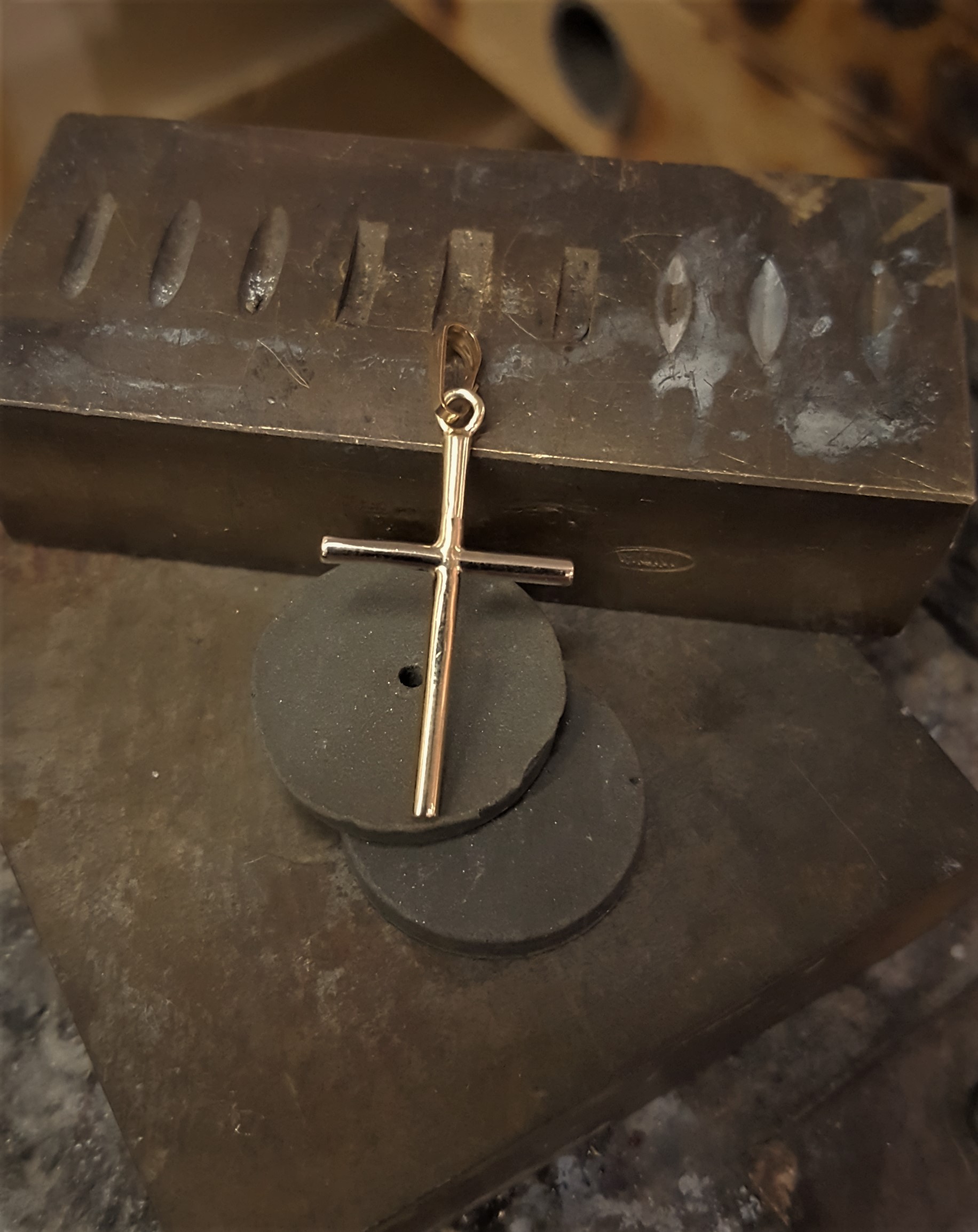 14k Gold Cross Pendant