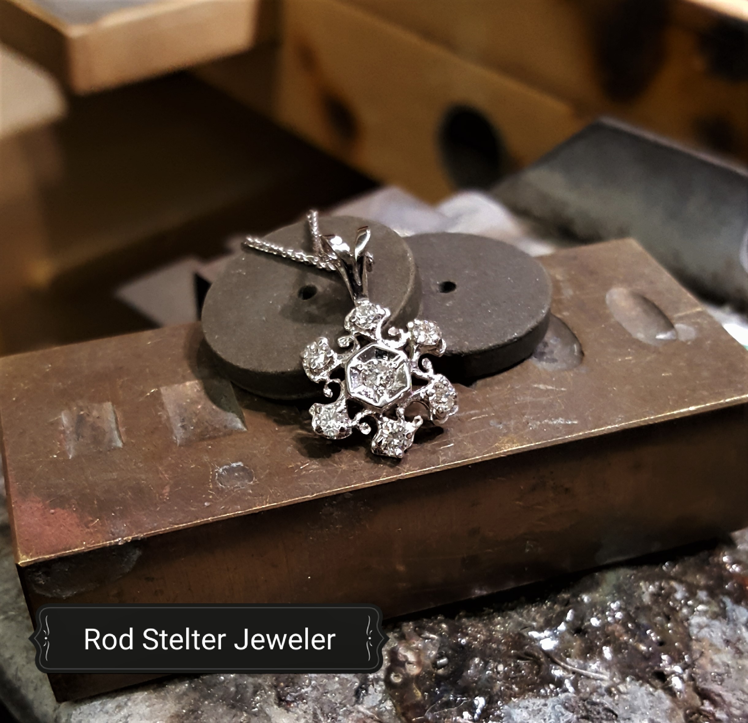.50ctw Diamond Snowflake Pendant
