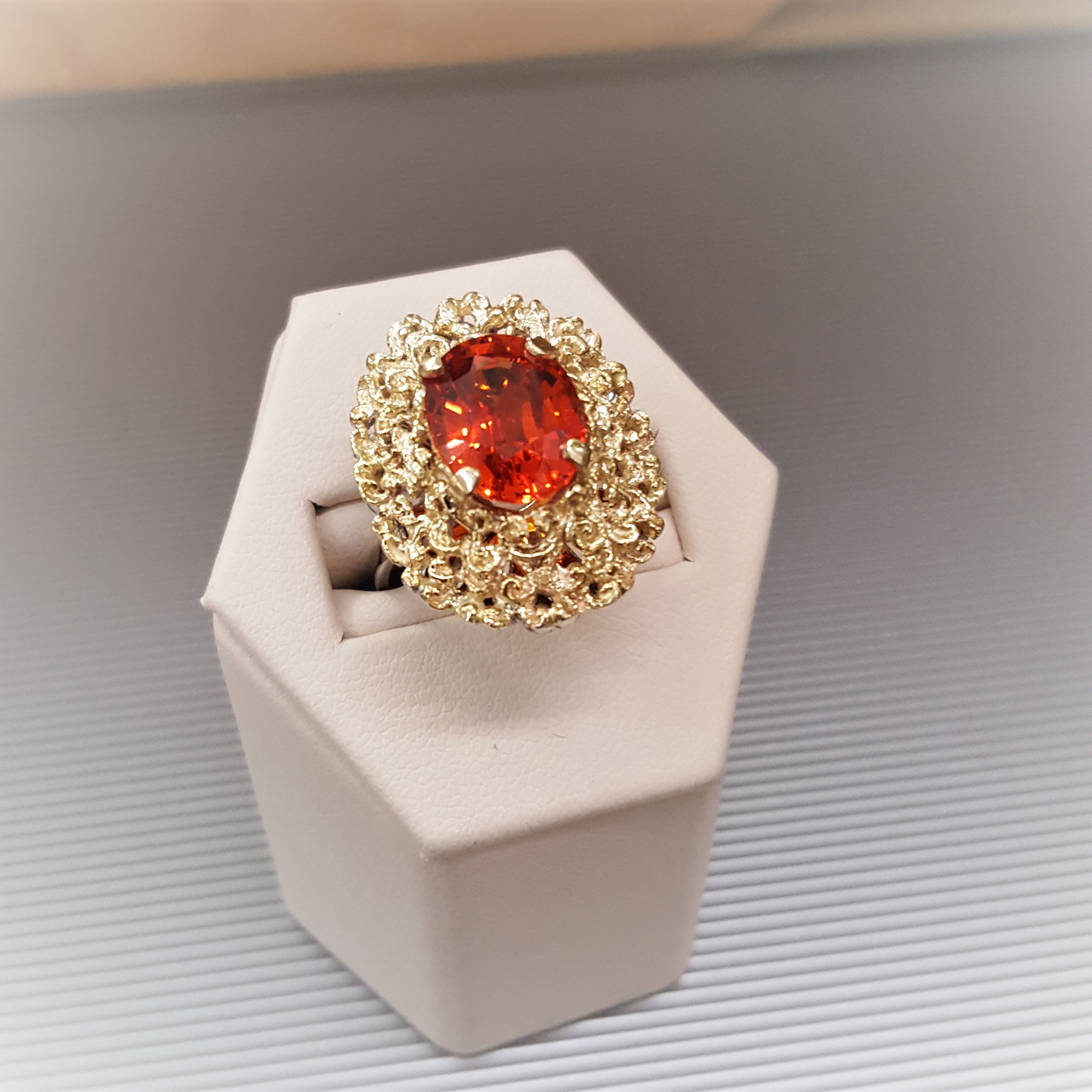 12.26ct Orange Sapphire