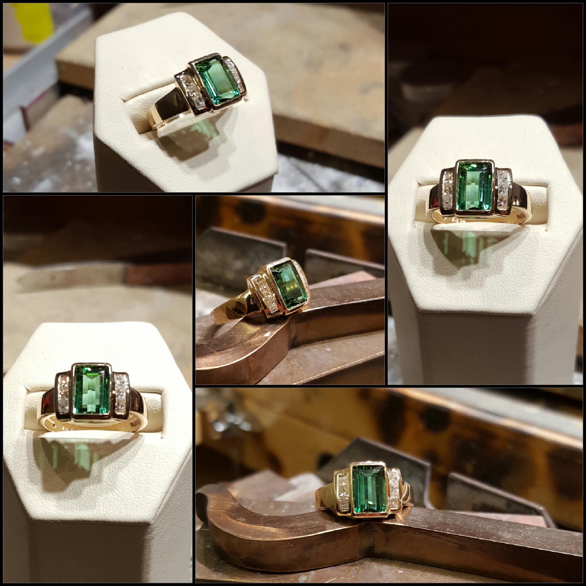 1.79ct Tourmaline .25ctw Diamonds