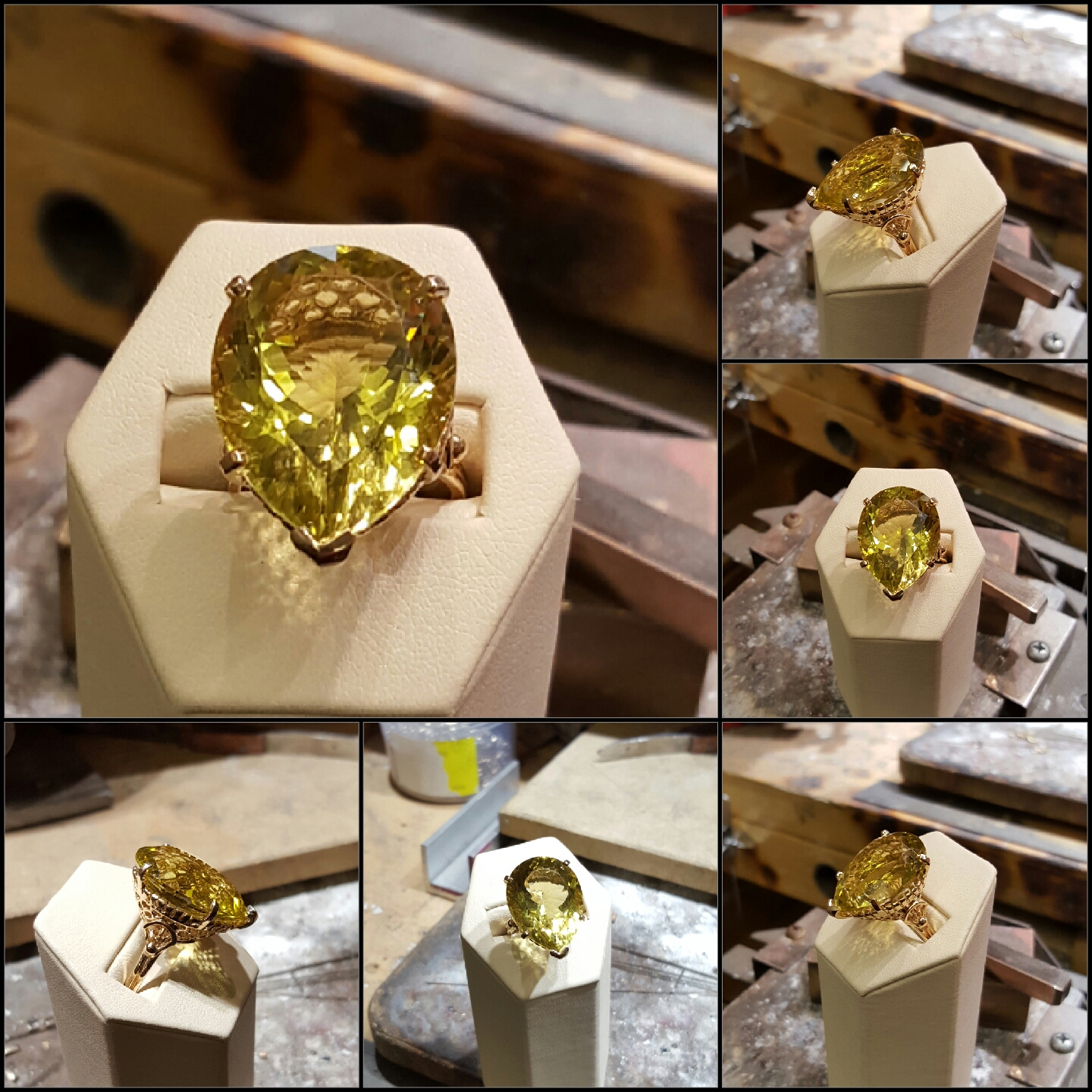 33.60ct Peridot Fancy Setting