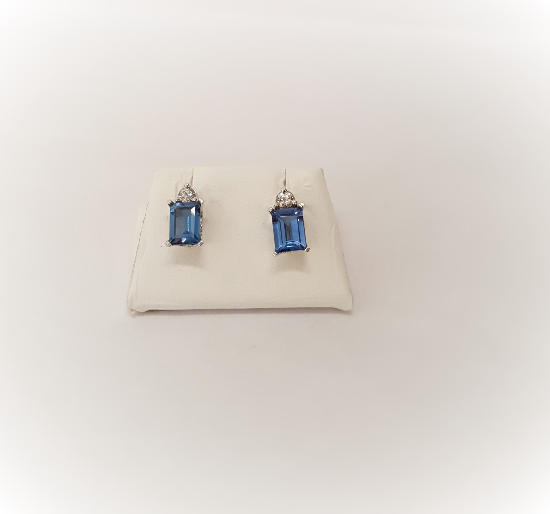 London Blue Topaz with Diamonds