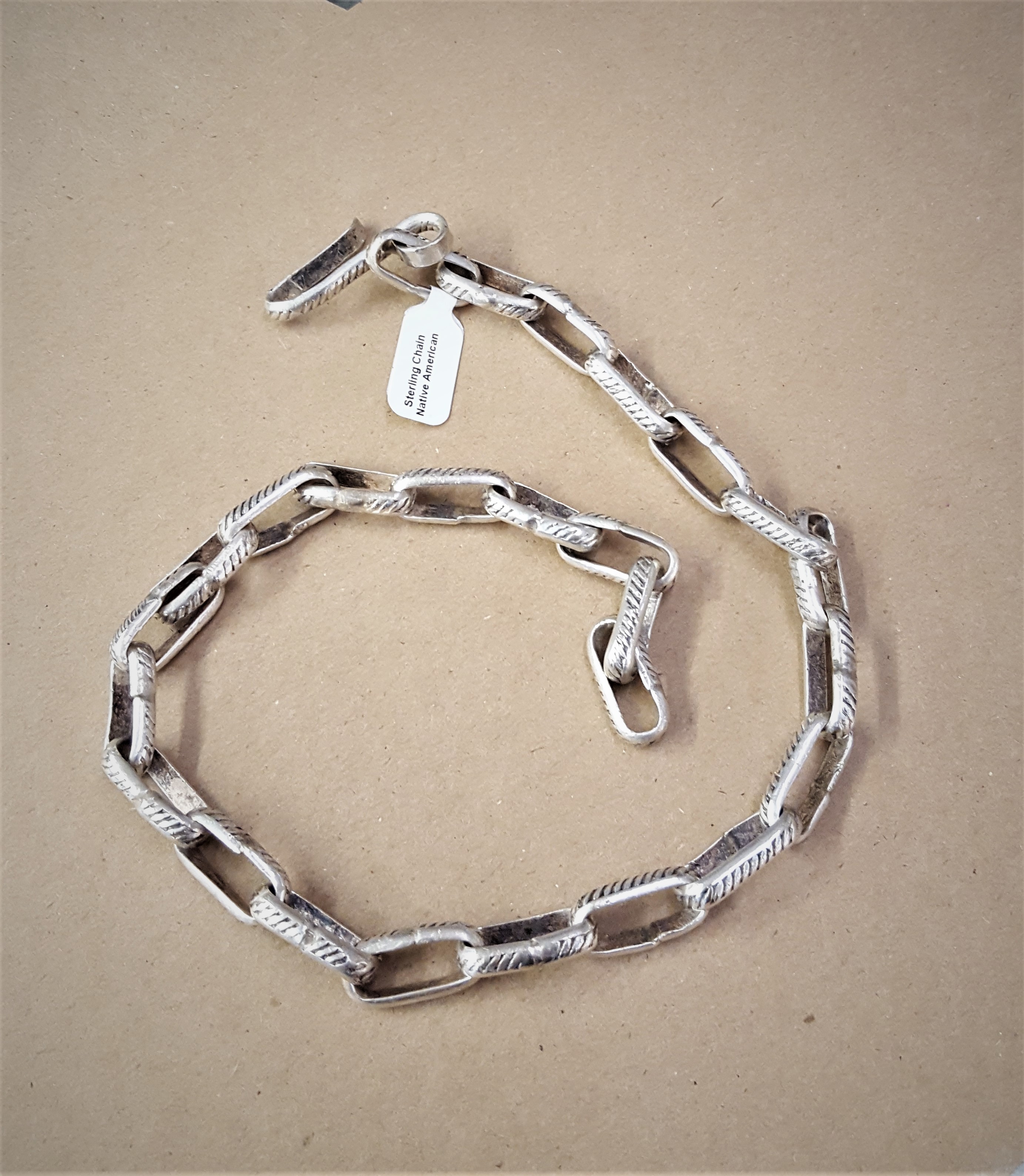 Navajo Handmade SS Chain