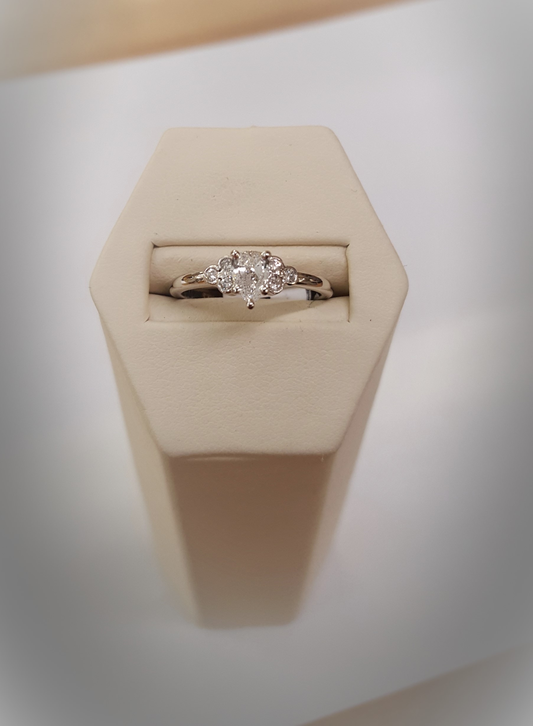 .40ct Pear Cut Diamond Solitaire