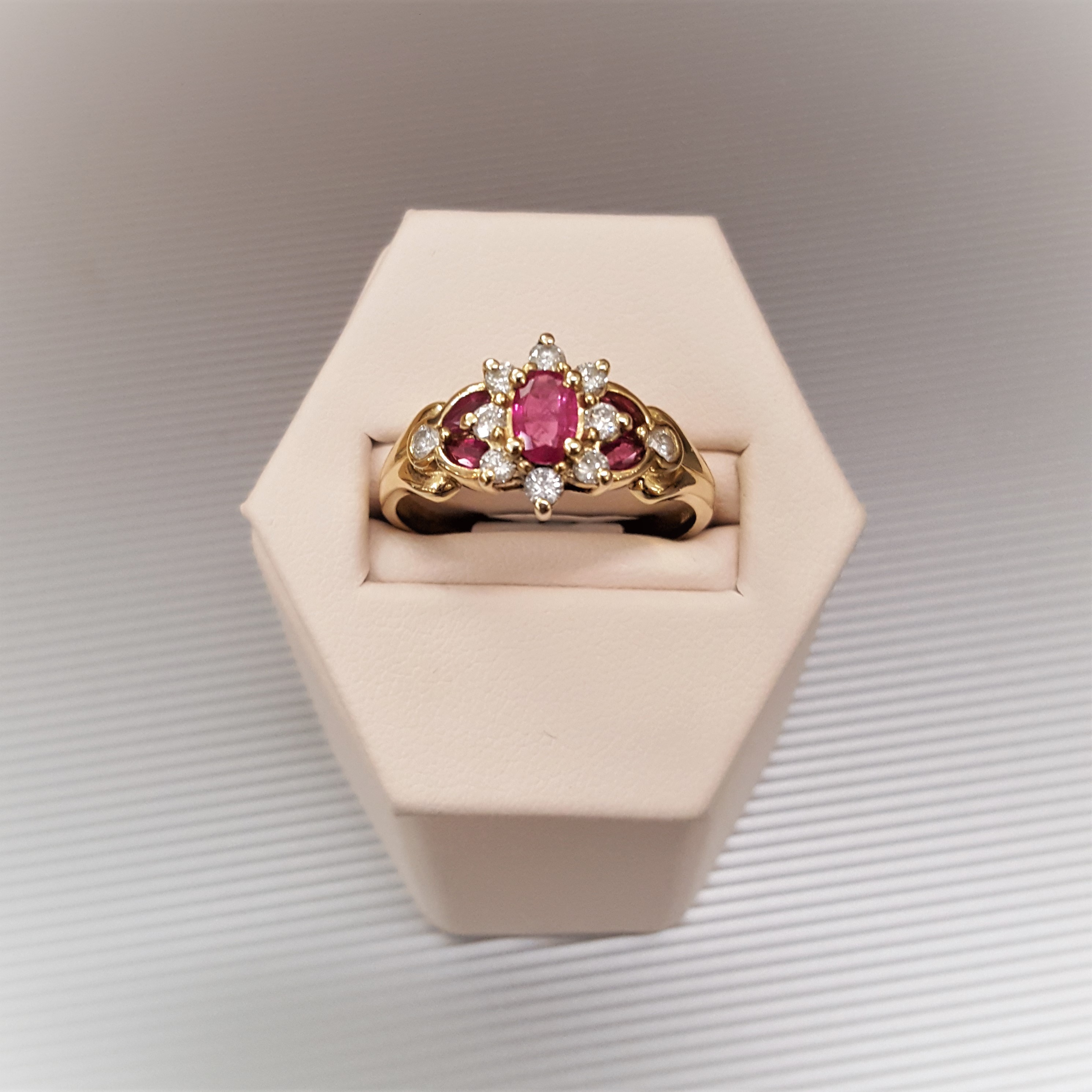 1.50ctw Rubies & .25ctw Diamonds