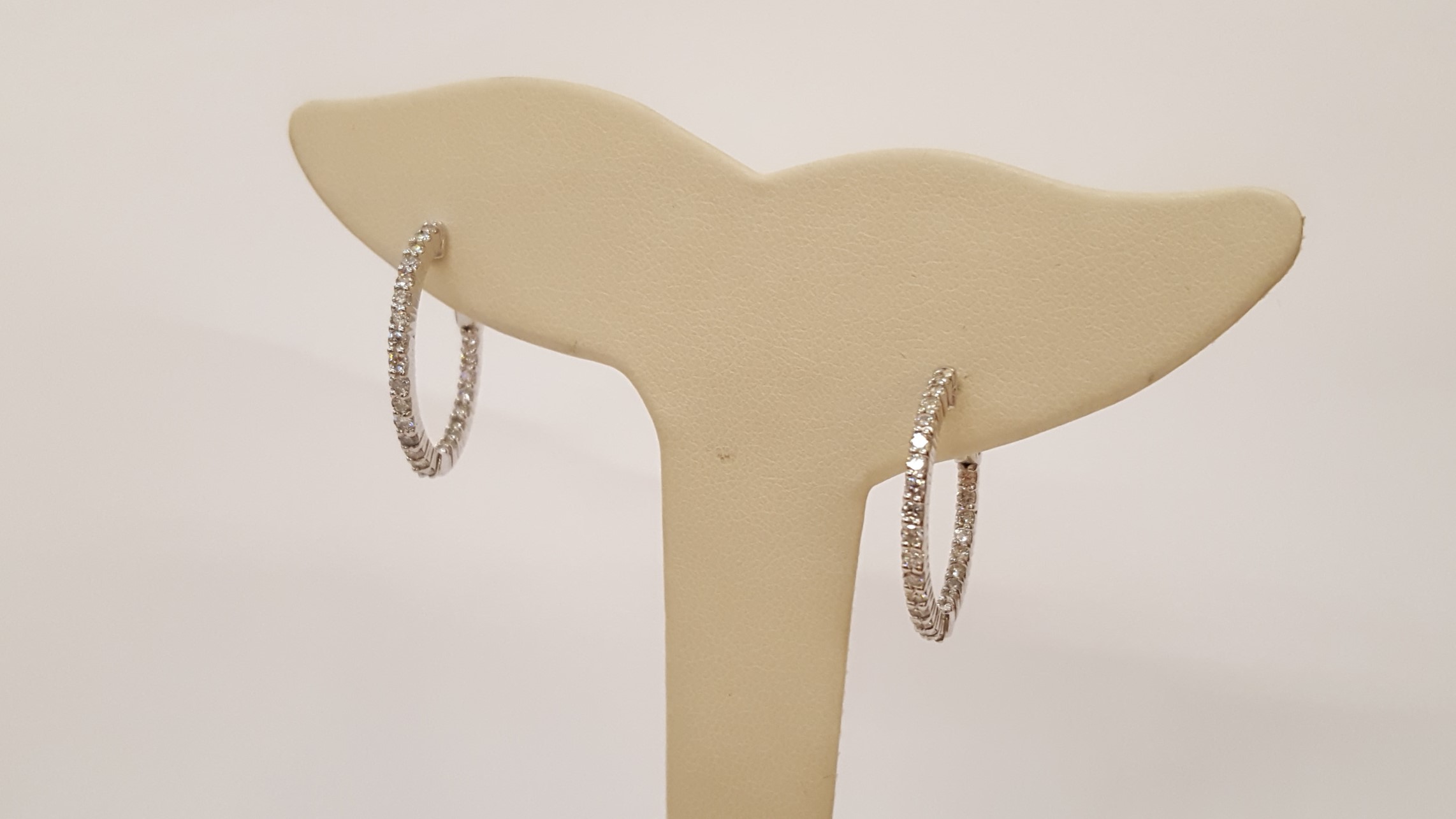 1ctw Diamond In & Out Hoops