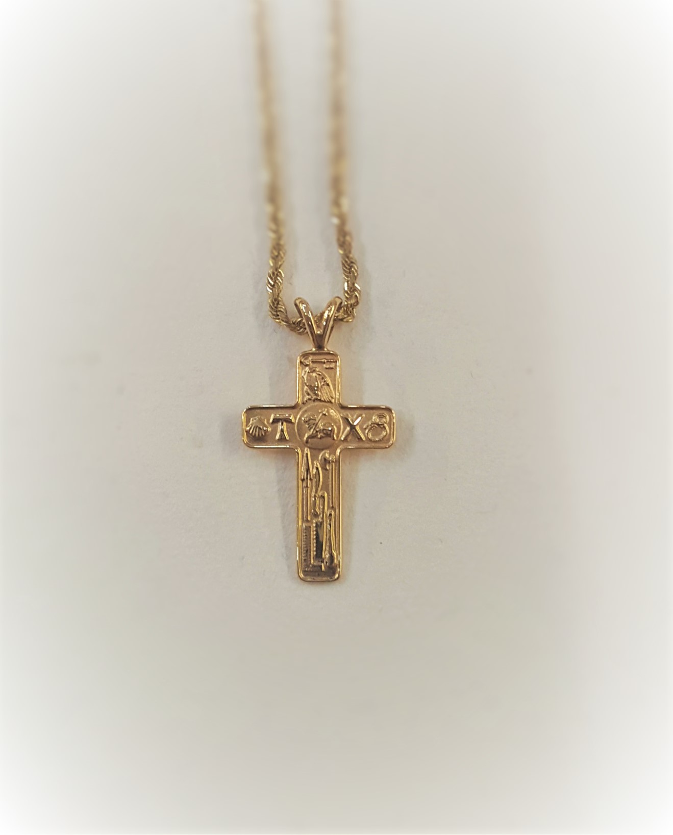 Cross with Religious Symbols