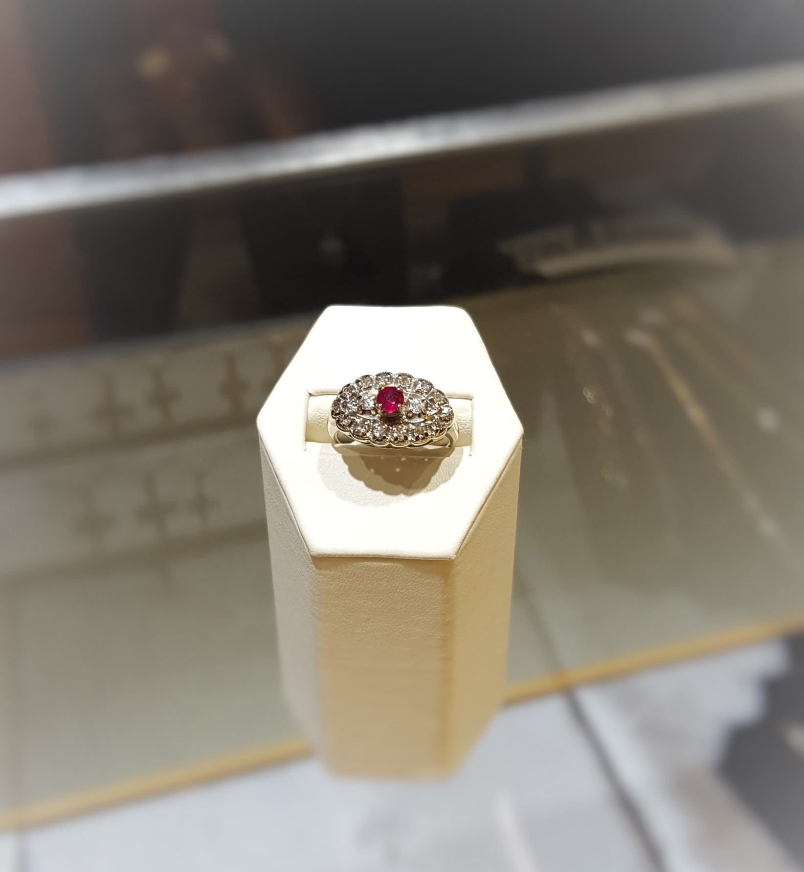 Antique Ruby Diamond Dinner