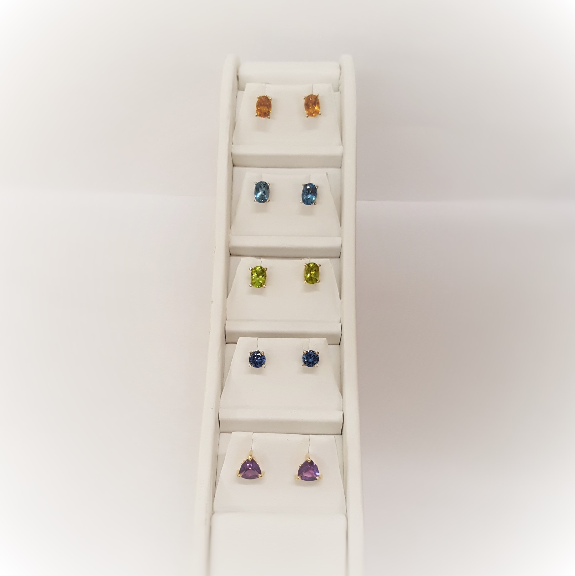 Semi-Precious Gemstone Studs