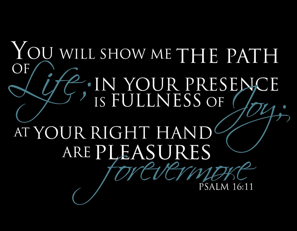 Thumbnail: Psalm 16:11 (dark wall)