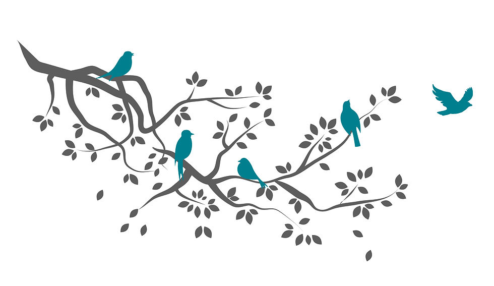 Thumbnail: Tree and Birds - GREY