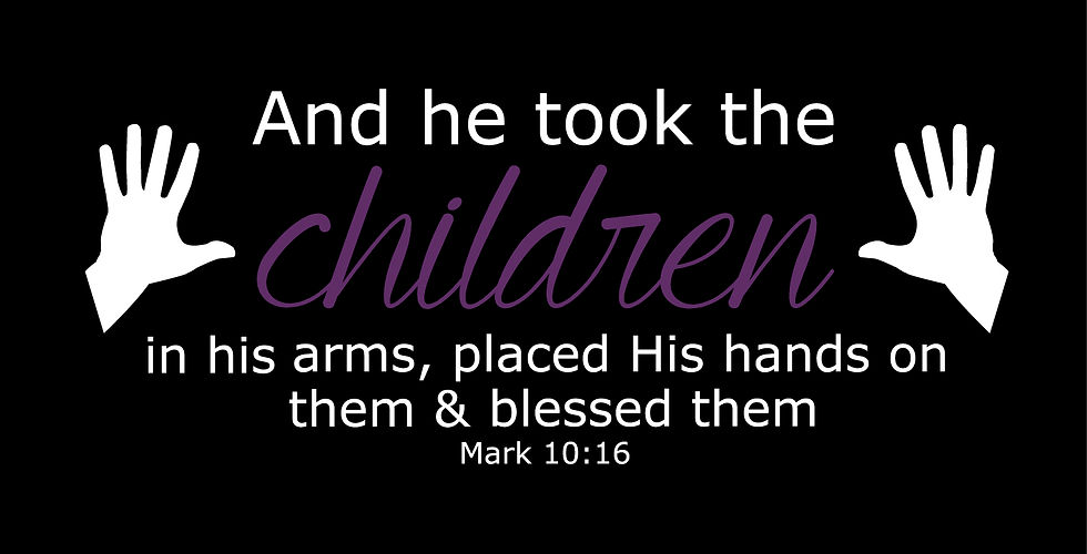 Thumbnail: Mark 10:16 (dark wall)