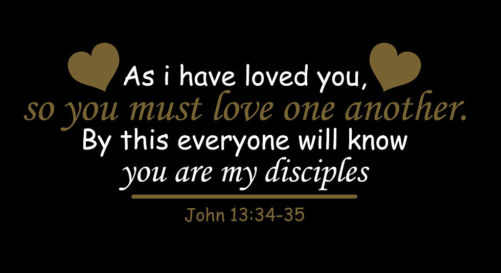 Thumbnail: John 13:34-35 (dark wall)