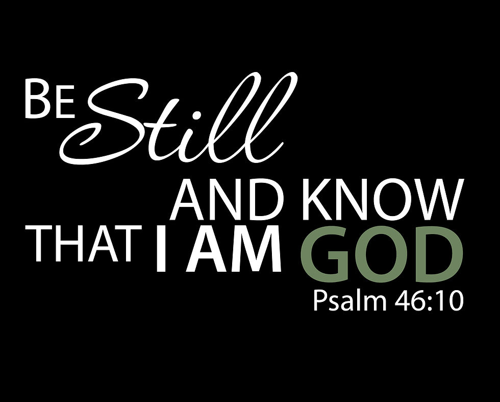 Thumbnail: Psalm 46:10 (dark wall)