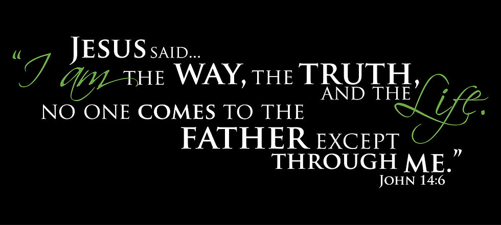 Thumbnail: John 14:6 (dark wall)