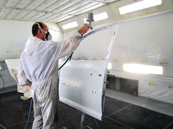 Peinture en cabine