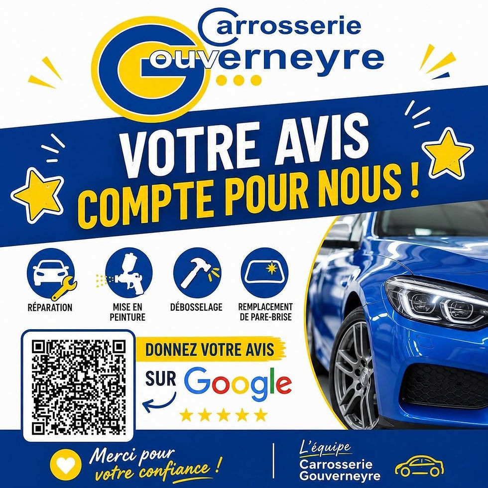 Votre avis compte pour nous !