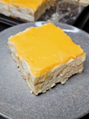 Fit pomerančový dort s tvarohem alá tiramisu