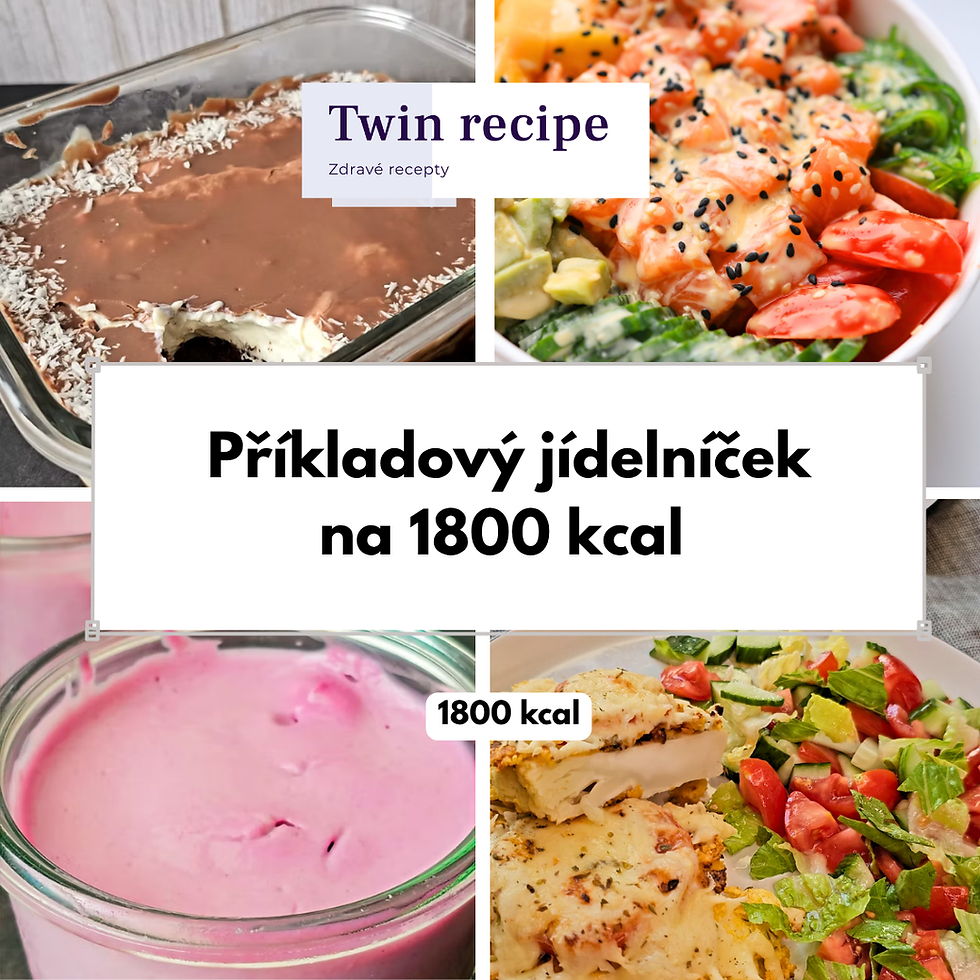 Jídelníček na hubnutí