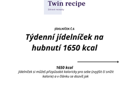 Týdenní jídelníček na hubnutí 1650 kcal #6