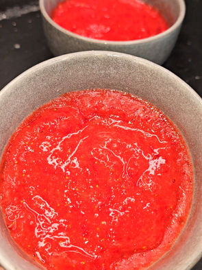 Jednoduchý jahodový sorbet ze 2 ingrediencí