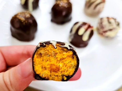 Dýňové truffles ze 4 ingrediencí